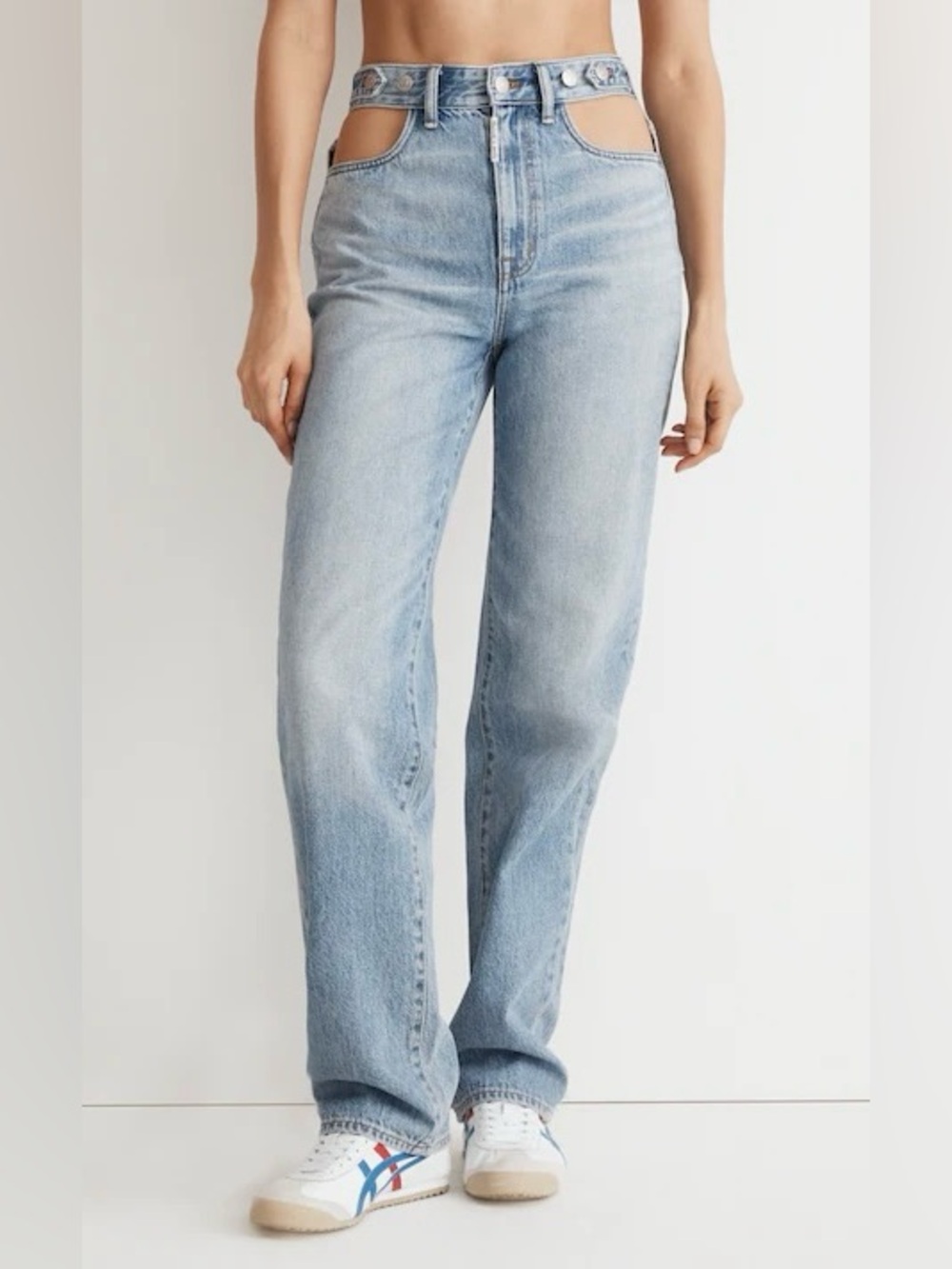 Madewell x Molly Dickson Cutout Jeans Size 28